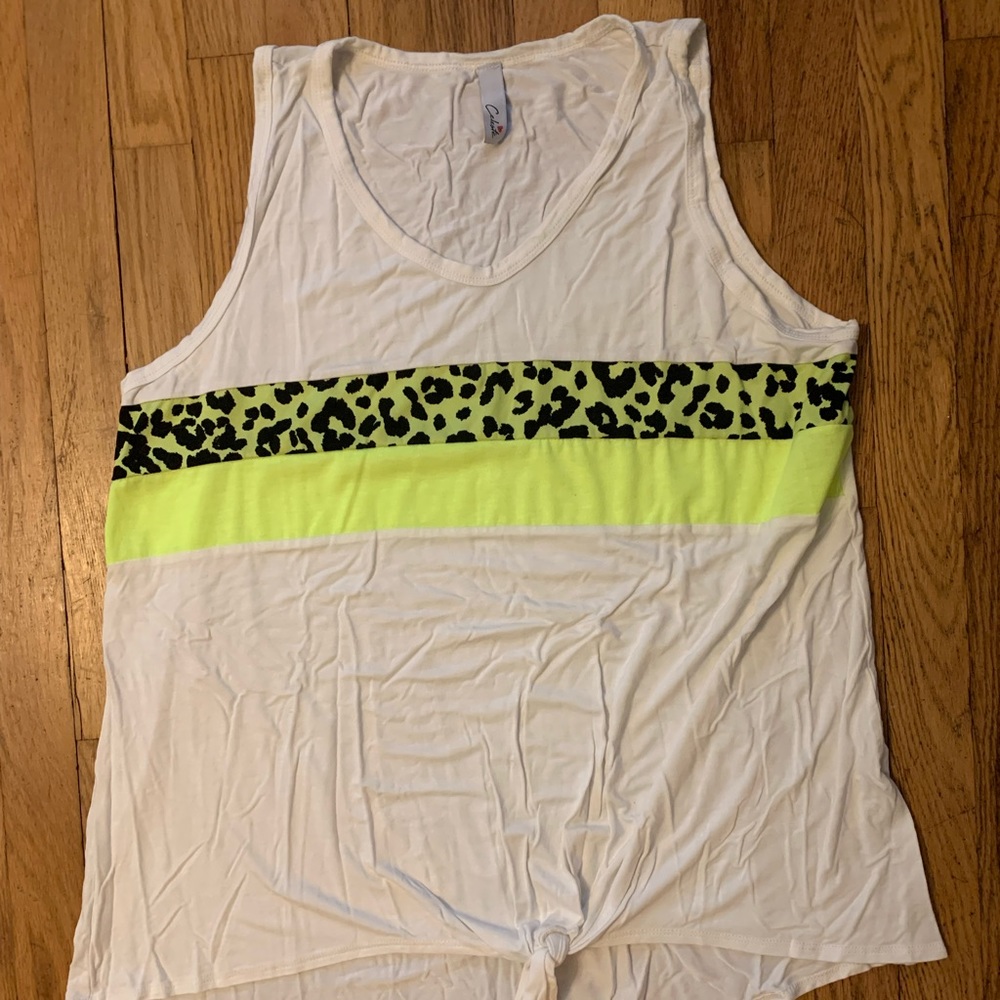 Cheetah Stripe Tank Top